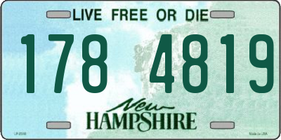 NH license plate 1784819