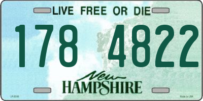 NH license plate 1784822