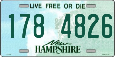 NH license plate 1784826
