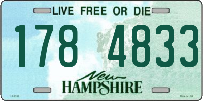 NH license plate 1784833