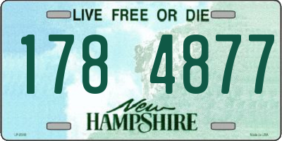 NH license plate 1784877