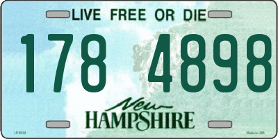 NH license plate 1784898