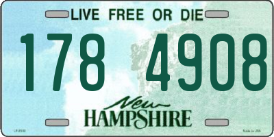 NH license plate 1784908