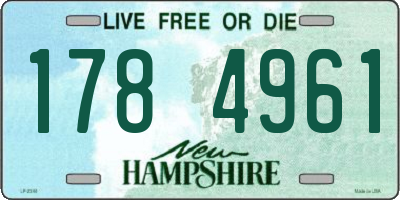 NH license plate 1784961