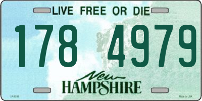 NH license plate 1784979