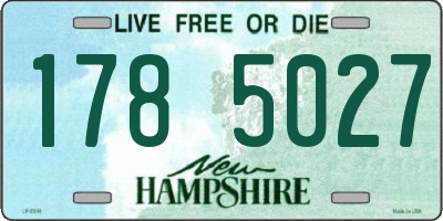 NH license plate 1785027