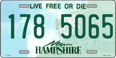 NH license plate 1785065