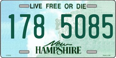 NH license plate 1785085