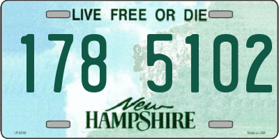 NH license plate 1785102