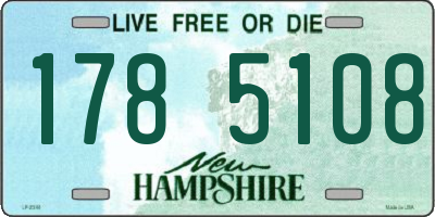 NH license plate 1785108