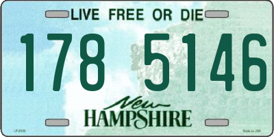 NH license plate 1785146