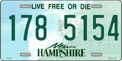 NH license plate 1785154