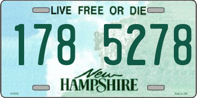 NH license plate 1785278