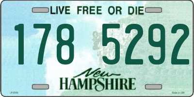 NH license plate 1785292