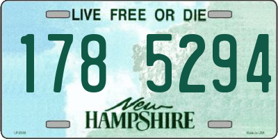 NH license plate 1785294