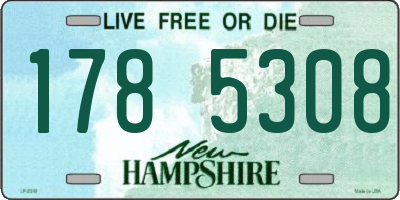 NH license plate 1785308