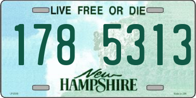 NH license plate 1785313
