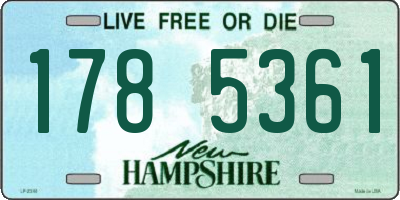 NH license plate 1785361