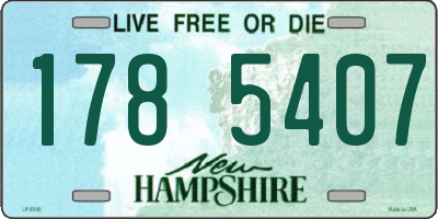NH license plate 1785407