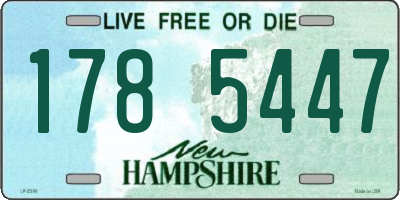 NH license plate 1785447