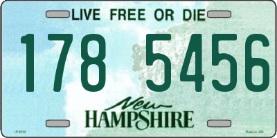 NH license plate 1785456