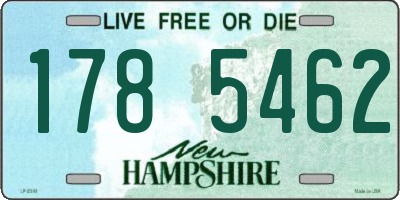 NH license plate 1785462