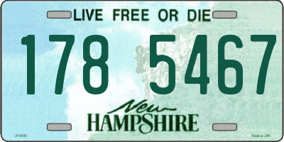 NH license plate 1785467