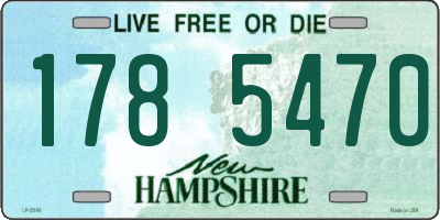 NH license plate 1785470