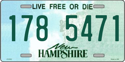NH license plate 1785471