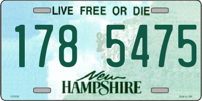 NH license plate 1785475