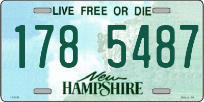 NH license plate 1785487