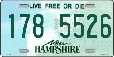 NH license plate 1785526