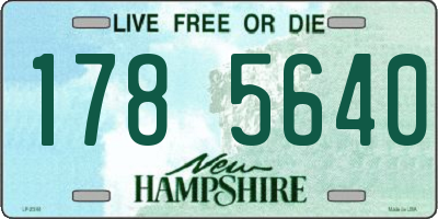 NH license plate 1785640