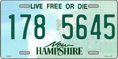 NH license plate 1785645