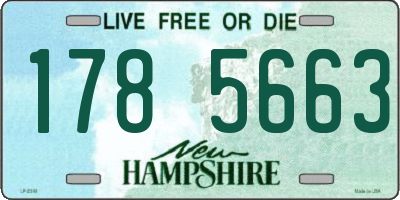 NH license plate 1785663