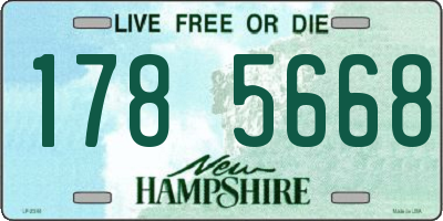 NH license plate 1785668