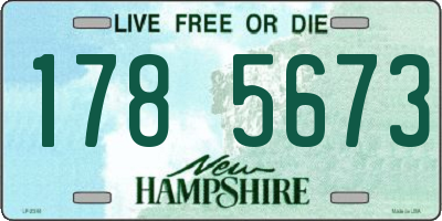 NH license plate 1785673