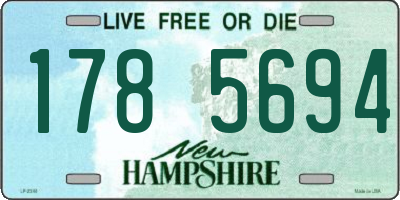 NH license plate 1785694