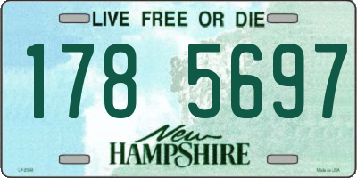 NH license plate 1785697