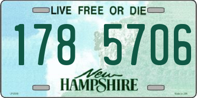 NH license plate 1785706