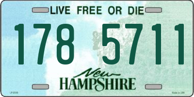 NH license plate 1785711