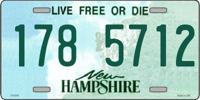 NH license plate 1785712