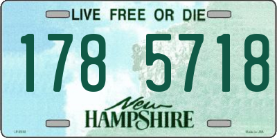 NH license plate 1785718