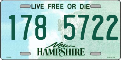 NH license plate 1785722