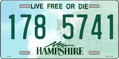 NH license plate 1785741