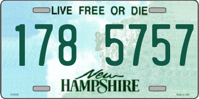 NH license plate 1785757