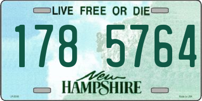 NH license plate 1785764