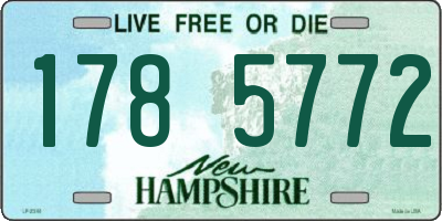 NH license plate 1785772