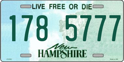 NH license plate 1785777
