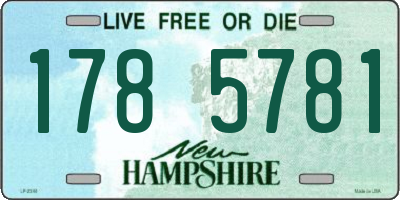 NH license plate 1785781